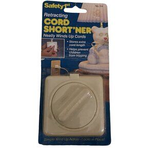 VINTAGE 1990 Safety 1st Child Care Cord Short'ner Wire Winder Tool - NEW NOS 90s